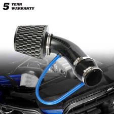 3" Car Cold Air Intake Filter Induction Kit Aluminum Pipe Power Hose System
