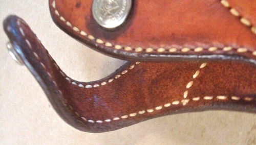 Bianchi # 13 'SCORPION' COLT 1911 3" - 4" Suede Lined Brown Leather LH Holster - Picture 10 of 17