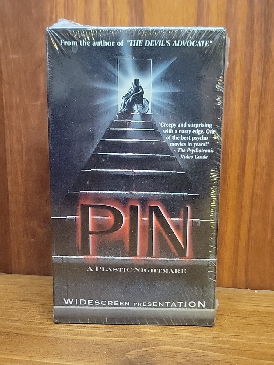 PIN A PLASTIC NIGHTMARE (1988) RARE Horror VHS Cult Movie Anchor