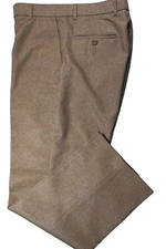 Vintage Levi's Action Slacks Heather Brown Pants Men's 38 x 32 Dacron Polyester