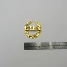 LIEUT In Wreath - Gold - Pin &Clutch -NEW- Rank Insignia - Sold Per Piece
