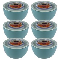6 Aladdin Food Storage 20oz Bowls Containers Twist Lock Lids Leak Proof Airtight on sale 6 Aladdin Food Storage 20oz Bowls Containers Twist Lock Lids Leak Proof Airtight on sale