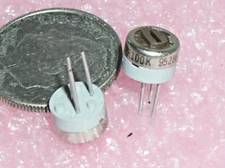 2 BECKMAN BI 62PR 100K OHM 104 TRIMPOT POT TRIMMER 1 TURN 1T POTENTIOMETER USA