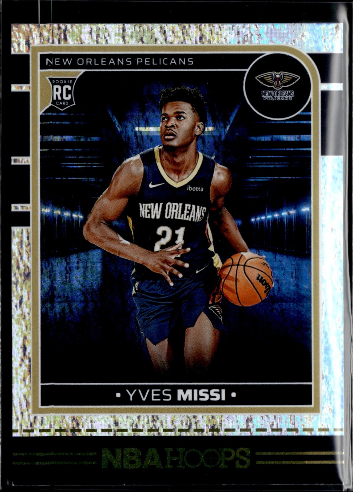 2024-25 Panini NBA Hoops Impulse #251 Yves Missi, New Orleans Pelicans Rookie