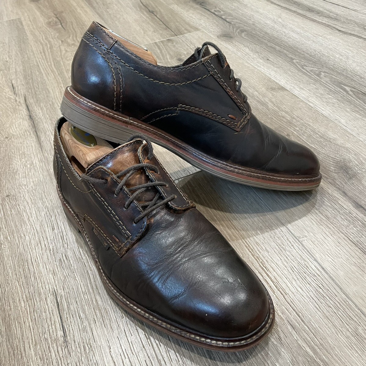 Mephisto Air Jet Mens Size 8 Brown Oxford Shoes Leather  display picture 3