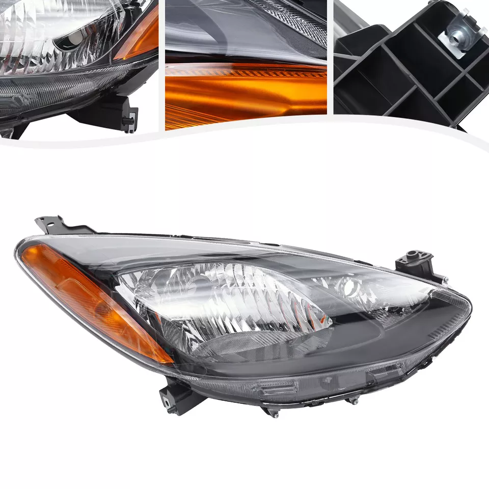 Halogen Headlight For 2011-2014 Mazda 2 Hatchback 4-Door 1.5L Front, Right - Image 2 of 4
