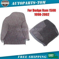 1998-02 Fits Dodge Ram 1500 2500 3500 Driver Bottom-Top Fabric Cloth Seat Cover