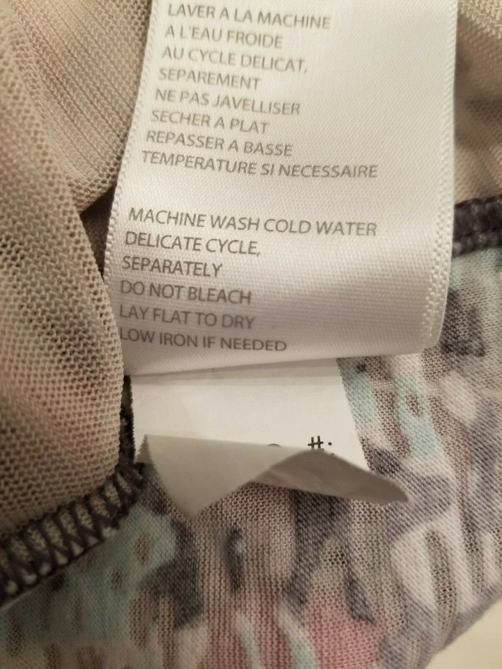 Tribal Womens Shirt Top Blouse Size XL X Large Blue Black Gray White - Image 4 of 4