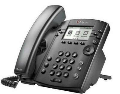 Polycom HD VOICE  Business Media 6-line Desktop Phone,  WITH Power Supply VVX310
