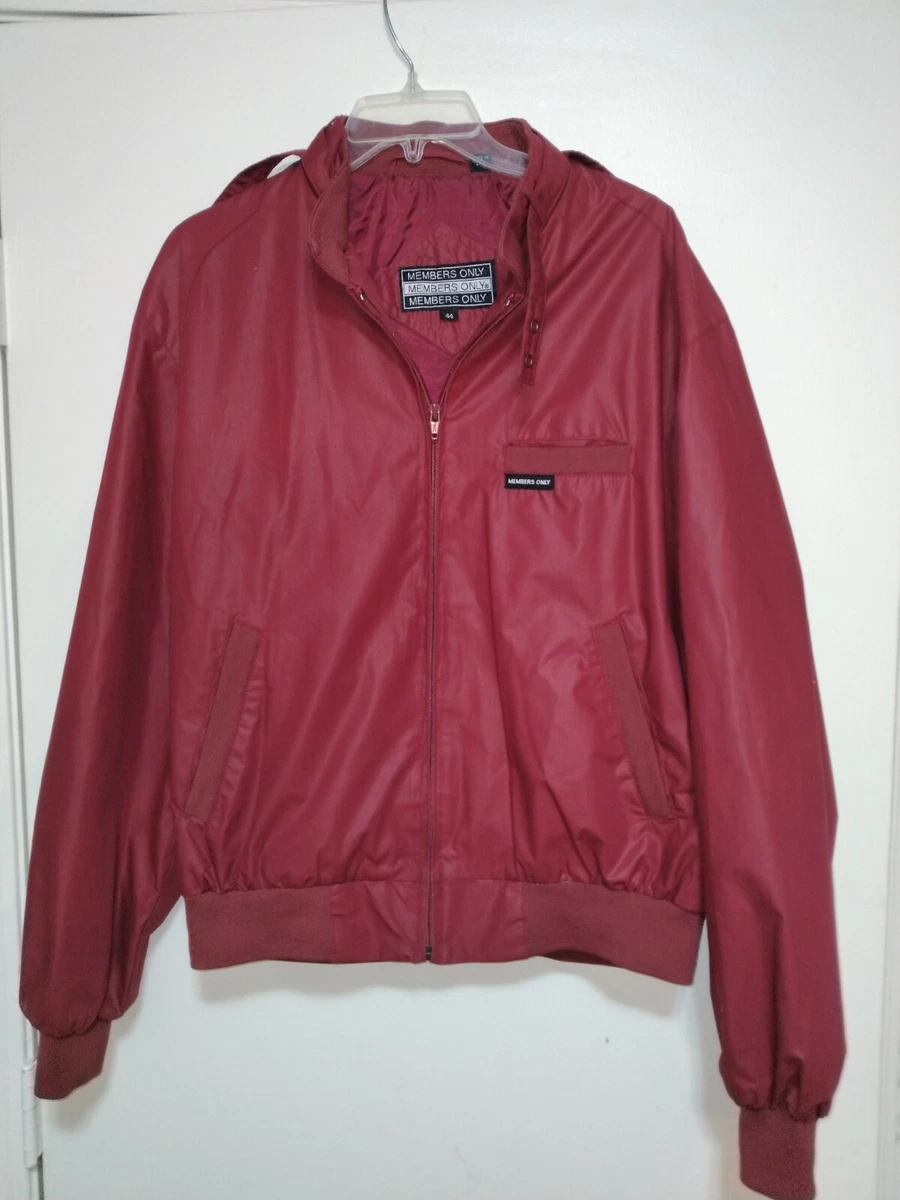 Maroon members shop only jacket