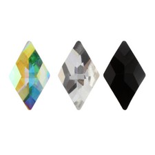 Genuine PRECIOSA 438 24 301 Rhombus MAXIMA Flat Backs No Hotfix Crystals