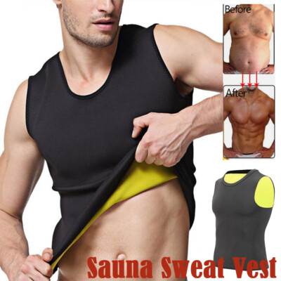 Sweat Fat Burning Fitness Sweat Shaper Sauna Vest for Exercise Fitness Gym US