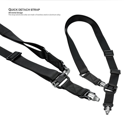 [US Dealer] Leofoto SP-01+DC-22Q QD Strap & clamp kit Fits Magpul Sling - Picture 3 of 9