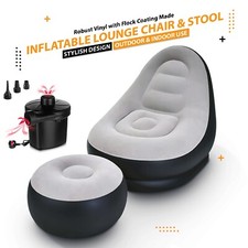 JILONG GONFIABILE 5 in 1 DIVANO LETTO AD ARIA MULTIFUNZIONALE MATERASSO + POMPA ELETTRICA