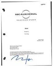 Milo Ventimiglia Signed Autographed HEROES Pilot Episode Script COA