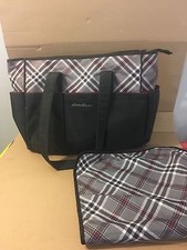 Eddie Bauer Diaper Baby Bag Meadowbrook large Bag w/Change pad