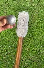 BLACK POWDER SIGNAL CANNON  1.75" GOLFBALL SIZE SWAB  ROD