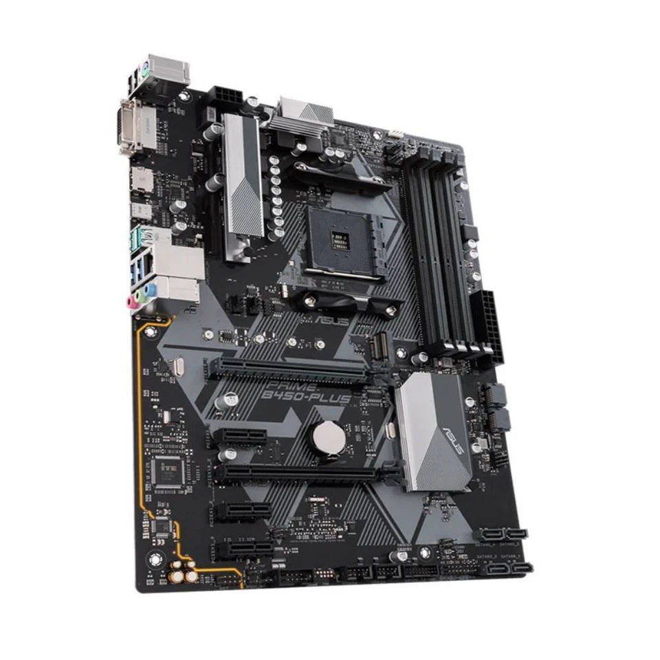 ASUS PRIME B450-PLUS Motherboard Socket AM4 DDR4 128G - Image 2 of 4