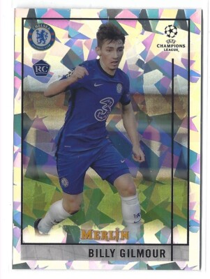 2020 Topps Merlin Chrome UCL Atomic Refractor /250 Billy Gilmour Rookie RC | SP