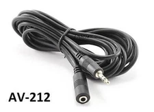 12ft 3.5mm Stereo Audio Male to Female Extension Cable/Cord, CablesOnline AV-212
