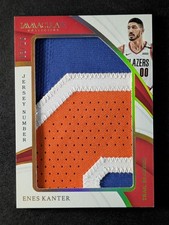 2018-19 Immaculate Coll. ENES KANTER 1/16 Jumbo Patch Jersey Number #JP-EKT
