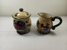 Home Trends Granada Cream and Sugar Three piece set 