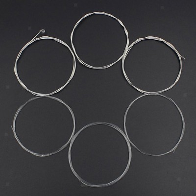 1 Satz 1.-6. Klassische Gitarrensaiten Transparent Nylonsaiten Set