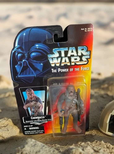 Star Wars Power of The Force CHEWBACCA Chewie Kenner 1995 NIP Red Card Sealed