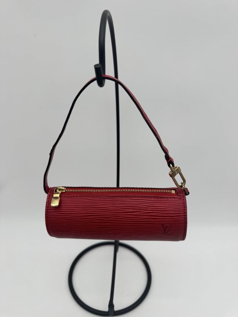 Louis Vuitton Epi Leather Papillon Pochette Red | eBay