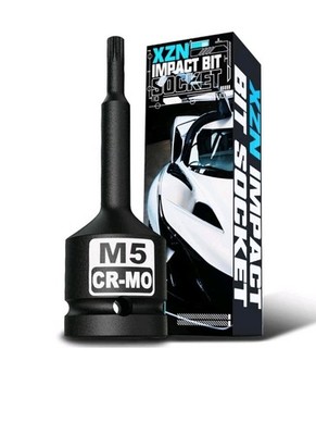 Aiourx: XZN Impact Torx Socket Bit Size 1/2'' M5 Deep CR-MO BRAND NEW