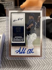 2015 Panini Contenders Draft Ticket Blue Foil Austin Smith #23 Auto 0o6v