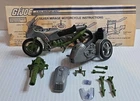 Vintage GI Joe ARAH Silver Mirage Motorcycle Hasbro 1985 Complete W/Instructions