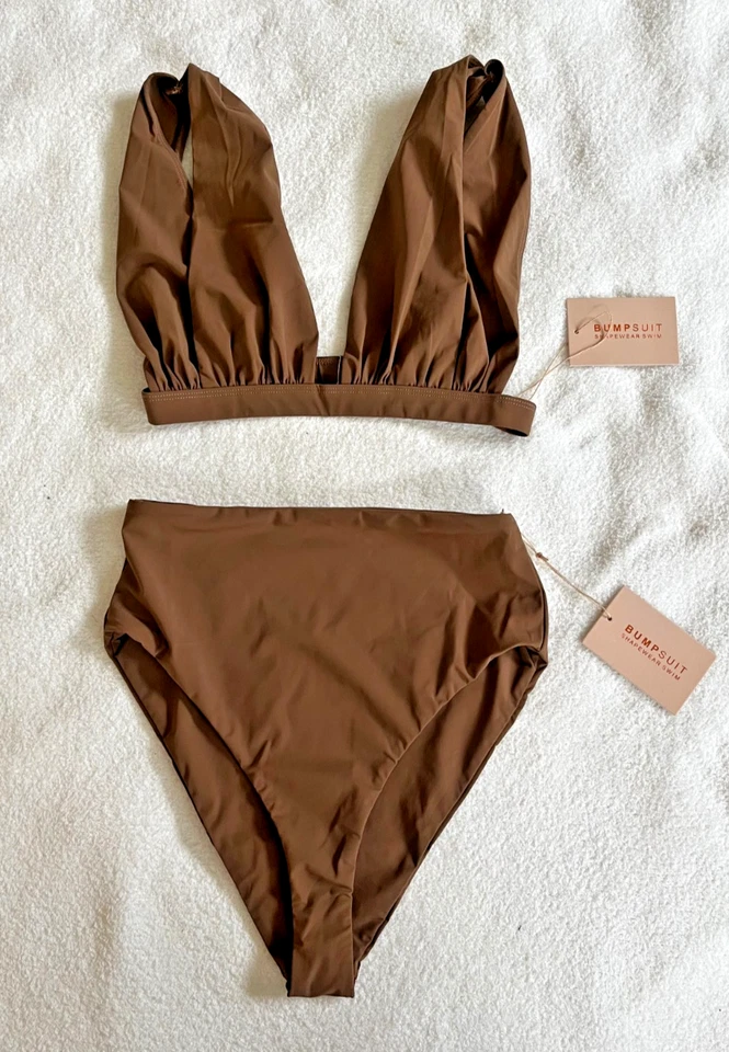 BUMPSUIT the Edie Swimsuit Chestnut Postpartum Size M - Image 2 of 4