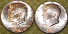 1966 & 1967 Kennedy Half Dollars - Uncirculated