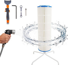 Soporte limpiador de filtro de piscina, herramienta de limpieza de filtro para piscina de 3, 4 o 6 pulgadas