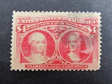 nystamps US Stamp # 244 Used $1000 A3x3660