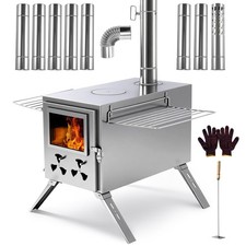 NAIZEA 99.6 Tent Stove Camping Wood Stove Bur...