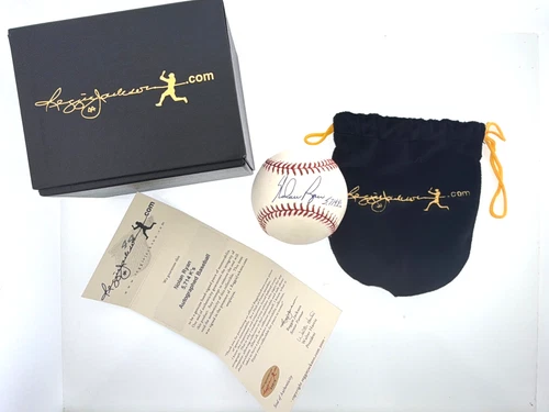 Nolan Ryan Signed Rawlings OML Baseball  Inscribed 5714 K's Reggie Jackson Coa