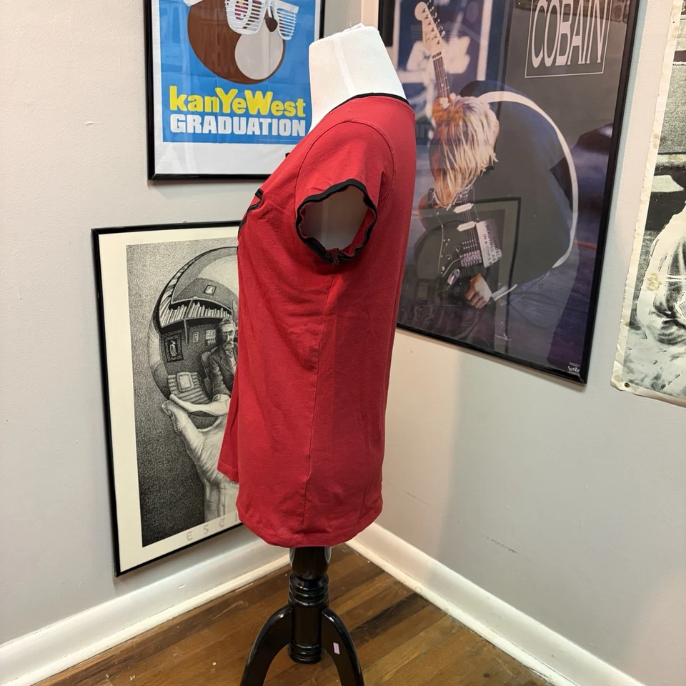 Camiseta Guess Los Angeles Mujer Roja Y2K Talla L Foto 4 de 4