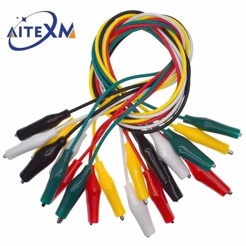 10PCS Alligator Clips Electrical DIY Test Leads Alligator Double-ended Crocodile - Picture 4 of 6