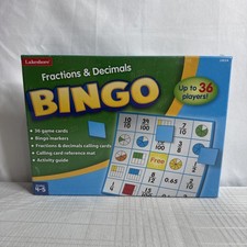 Lakeshore Fractions  Decimals Bingo For Grades 4-5 Educational JJ654 NEW SEALED