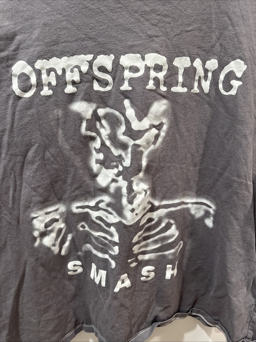 The Offspring Band Smash T-shirt Size S Gray Short Sleeve | eBay