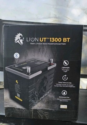 Lion Energy UT 1300 BT Lithium-Ion Bluetooth Battery 12.8V, 105AH New In Box