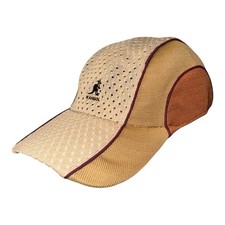 Image of Kangol Cap Size XL Beige Mesh Fusion Space Hat Casual Sports Tennis Golf 6215BC