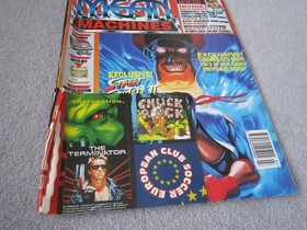 Mean machines  console magazine ,#22 July 1992 ,street fighter 2 ,with stickers