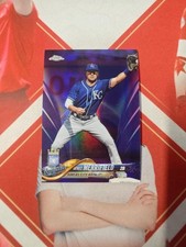 2018 Topps Chrome Base Purple Refractor Whit Merrifield /299