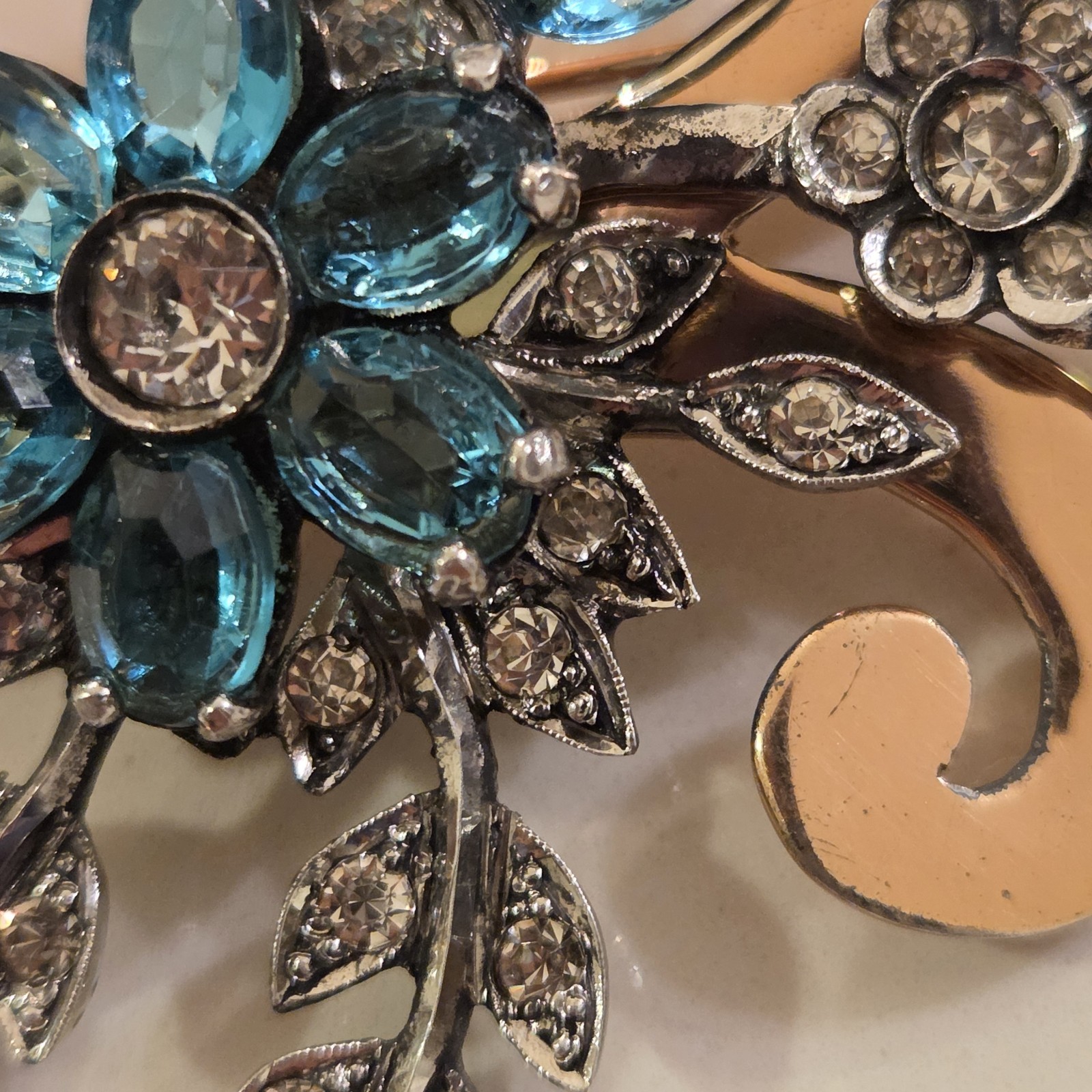 Vintage Unique BOHLINGER Multi-layer Sterling Ros… - image 6