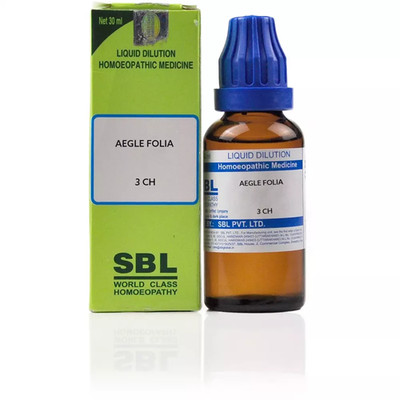 SBL Aegle Folia (30ml) Homeopathic Dilution Original Sealed Bottle