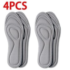 2/4 Pairs Memory Foam Orthopedic Insoles for Shoes Antibacterial Deodorization