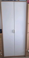 IKEA 2 Door Freestanding Wardrobe w/ Hanging Rail & Shelf 82x52x190cm